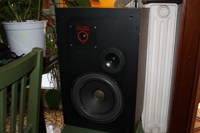 Casse ALTEC CHALLENGER 30.
Un ottimo tre vie con un suono aperto e piacevolissimo.
Di medie dimensioni, può trovare posto in libreria.
.